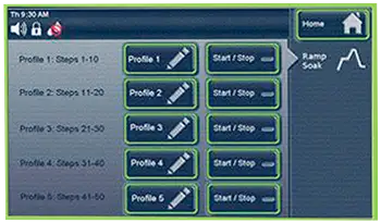 Ramp & Soak Programming