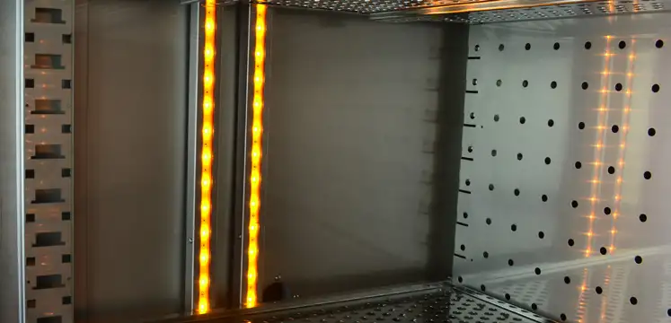 “No-Blue” Colored Lighting